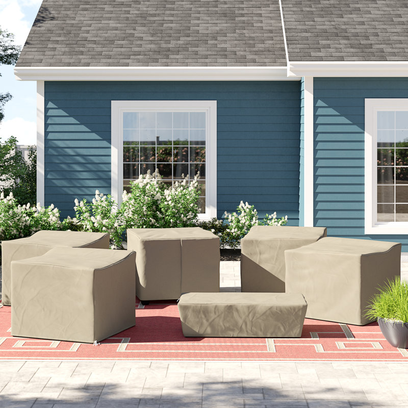 Sol 72 Outdoor™ Waterbury Protective Water Resistant 6 Piece Water Resistant Patio Furniture